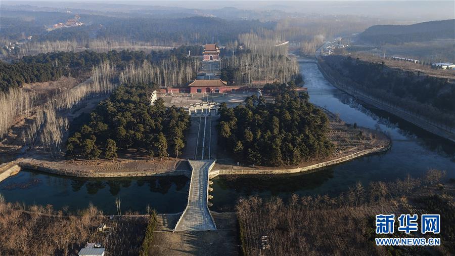 清永陵航拍图片