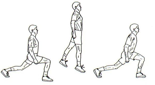 锻炼腿部的6种弓箭步