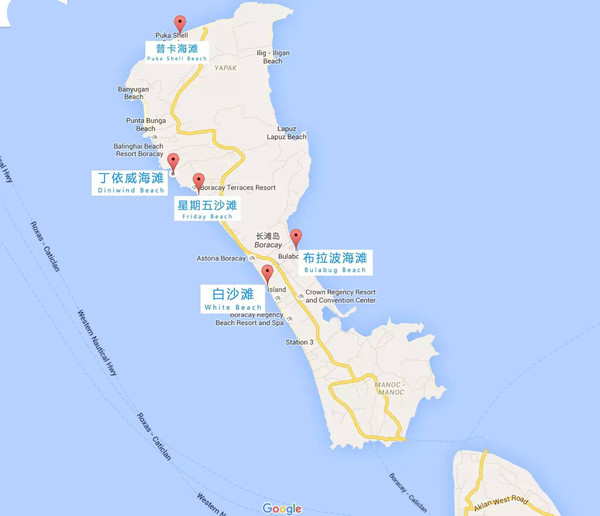 长滩岛位置图片