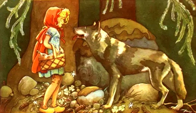 个性小屋 格林童话真相:比传说中还要血腥,黄暴和不伦  小红帽的故事
