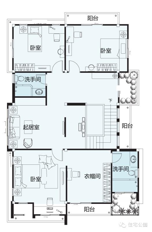 10x14米农村建房图纸图片