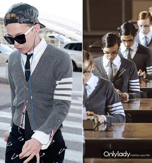 的thom browne西服套装在他身上时髦的让人尖叫前面这些都还不算什么