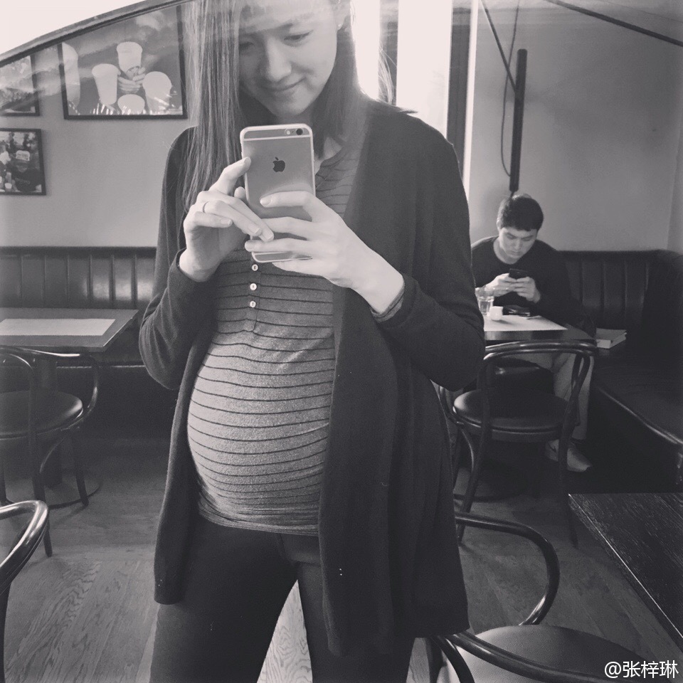 怀孕4个月肚子多大图片