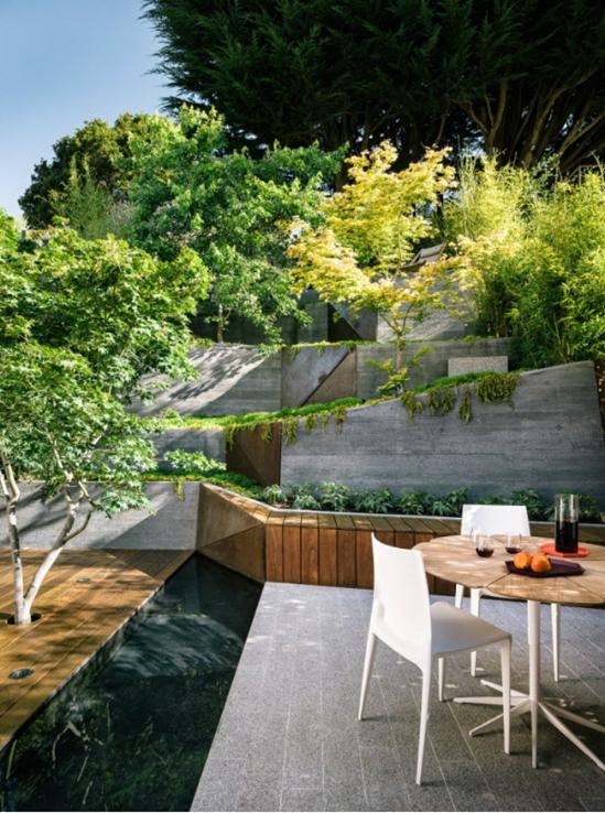 architecture事务所带来了坡道庭院「hilgard garden」的设计