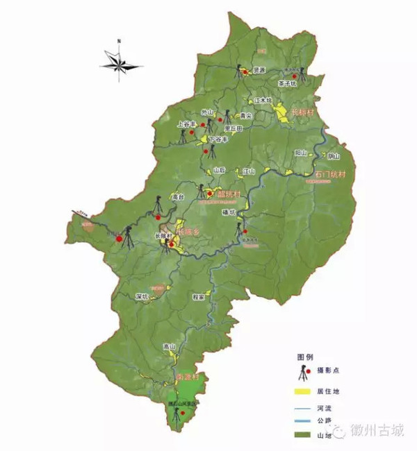 歙县地理位置图图片