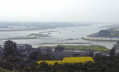 府河和南河的汇合处即是“江口沉银”的地方。