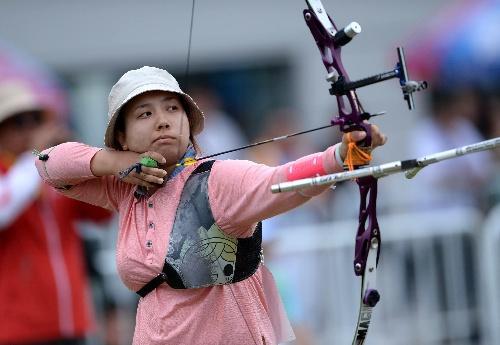 婷婷射箭图片