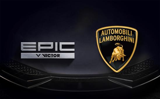 “VICTOR EPIC”系列，是VICTOR和超跑巨擘蓝宝坚尼(Automobili Lamborghini)一同推出的追求超强品牌、极致工艺的跨界联名作品，由意大利蓝宝坚尼公司官方授权。蓝宝坚尼羽毛球装备，历经超过18个月的概念形成、激荡与设计，四月正式发售。