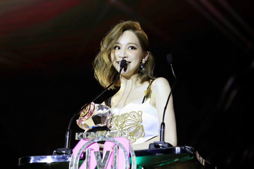 王心凌获颁榜中榜最受欢迎女歌手