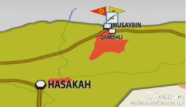 卡米什利是叙利亚政府在叙东北的一块飞地。