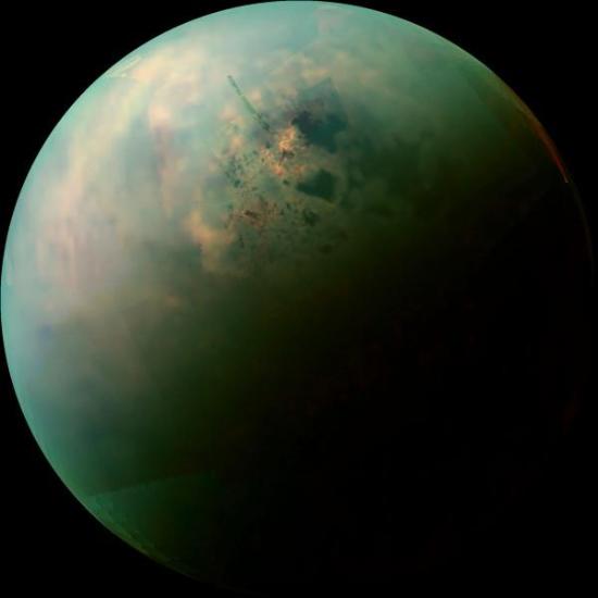 土卫六表面图片