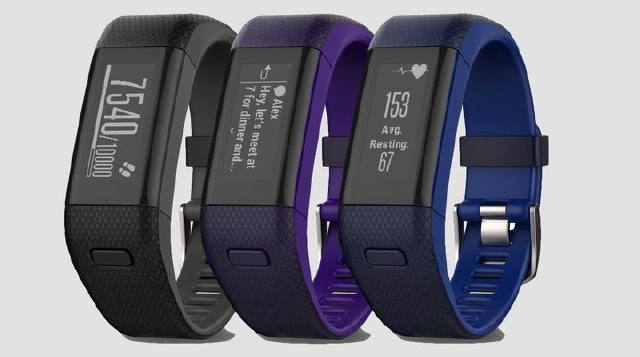 vivosmart 跟fitbit hr加入gps:佳明推出vivosmart hr 健身手環(圖)