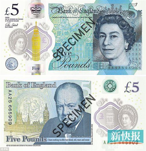 英国纸币头像图片