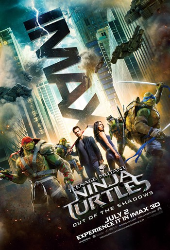 《忍者神龟2》IMAX版专属海报