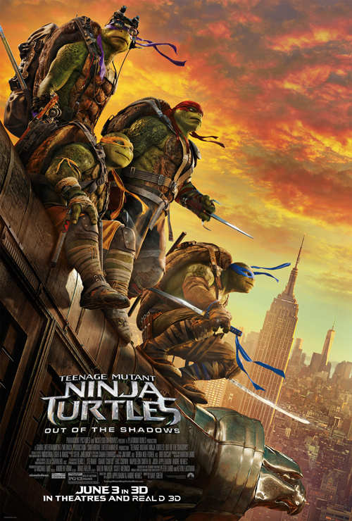 《忍者神龟2》海报
