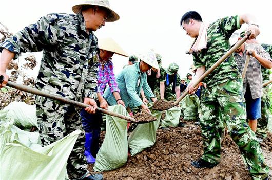 【圖】圖文:洪湖逼近歷史最高水位