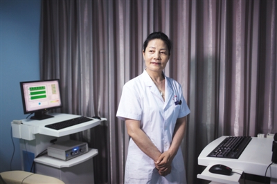 董惠娟在灾害心理危机干预救助中心。