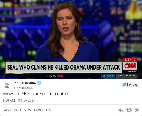 奥巴马被打死乌龙电视画面截图