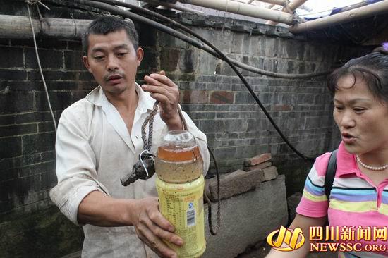 从井中打出的井水