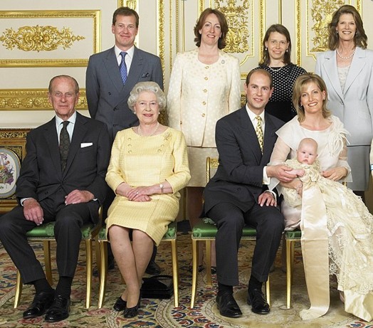 英国王室现任成员图片
