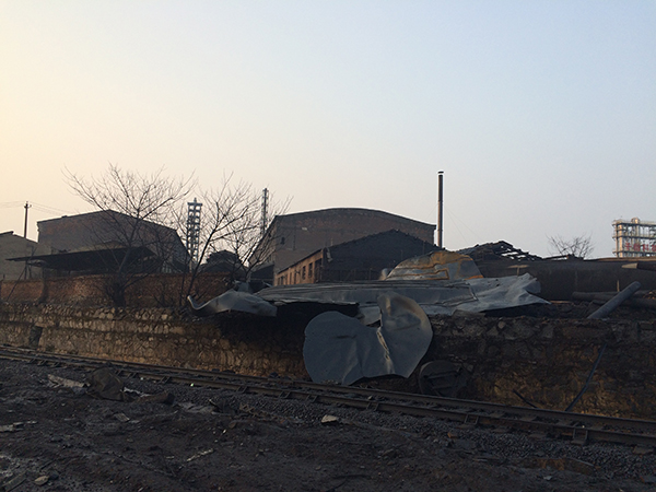 图为爆炸现场。