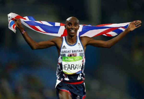 英国著名长跑运动员,4枚奥运会金牌得主莫·法拉
