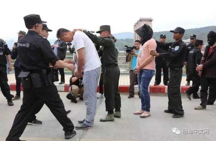 抓捕现场。
