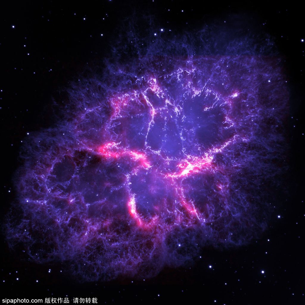 Ƭз״ƣCrab NebulaĲֵĺϳͼһųдСġÿת30εĴз״λڸͼġ׳۵ͼϳԹ̫ԶHubble Space TelescopeĹѧͼ񣨺죩Ǯǣ Chandra ObservatoryXͼҲڹΪз״ƶCrab Pulsar moviesСǾһ淢ӺķXߺ͹ѧ䣬ٴӲĳȵXһĽṹX߷ײʡĻԼһҡĵɴγɵģ̫ҪܶȺԭӺ˲࣬ɺγɵġųǵı1054걻ǹ۲⵽
